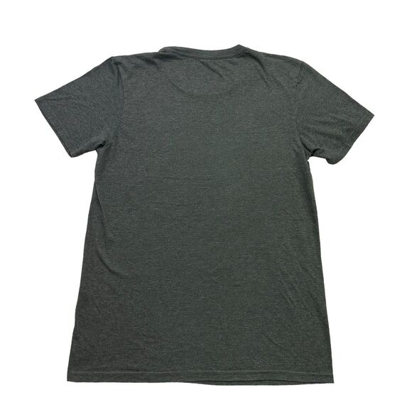 Adidas Shirt Mens Small S Gray White Short Sleeve Go To Performance Tee - Picture 2 of 9